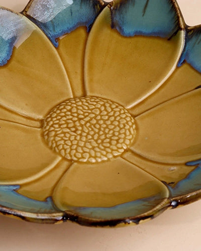Dual Tone Flower Platter