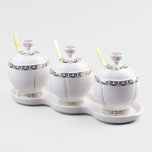 Elegance Multi-Purpose Ceramic Condiment Set