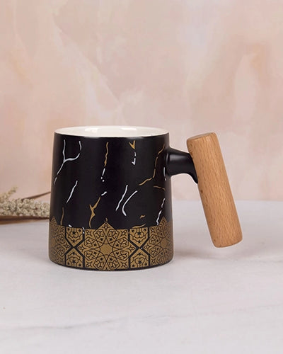 Bronze Decor Black Tea Set