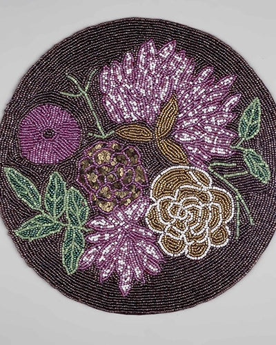 Elegant Handcrafted Floral Table Mat