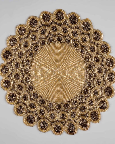 Handcrafted Beaded Table Mat