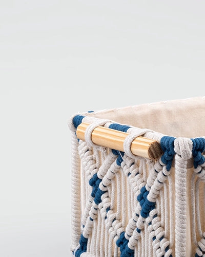 Aesthetic Jute & Wooden Basket Set