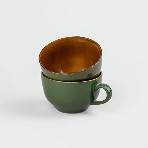 Olive Green Soup Mug (Set of 6)