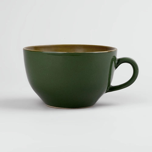 Olive Green Soup Mug (Set of 4)
