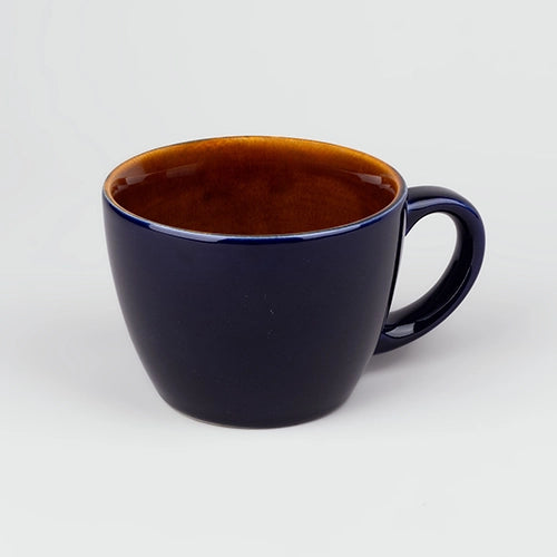 Rustic Rim Blue Soup Mug (Set of 4)