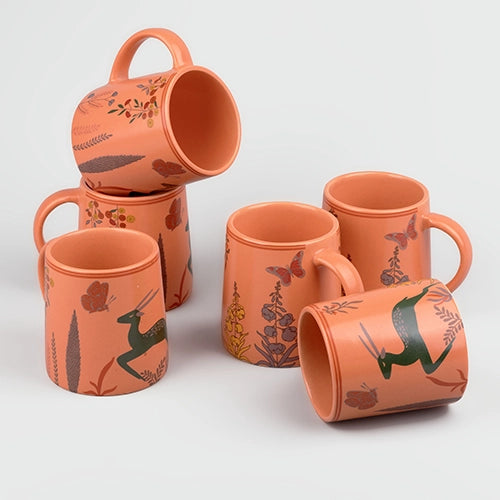 Autumn Splendor Deer Mug (Set of 6)