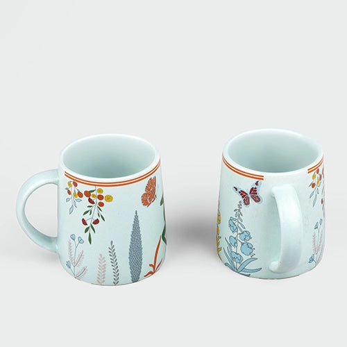 Serene Meadow Deer Mug (Set of 2)