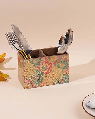 Floral Bliss Wooden Organizer