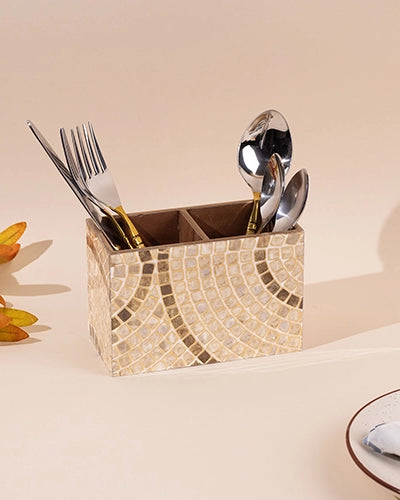 Elegant Mosaic Wooden Organizer
