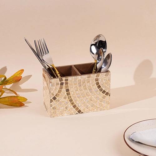 Elegant Mosaic Wooden Organizer