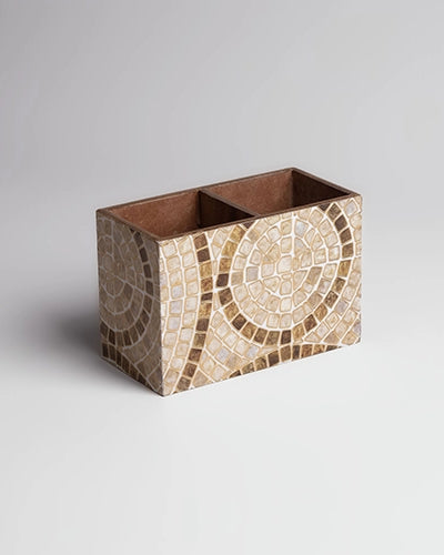 Elegant Mosaic Wooden Organizer