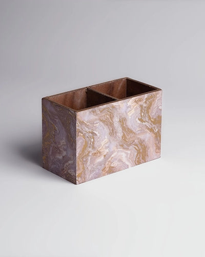 Marble Effect Cutlery Organizer