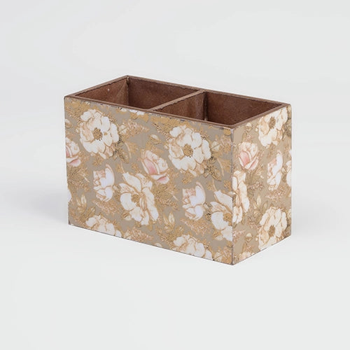 Floral-Themed Cutlery Organizer