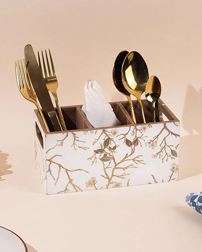 Spring Blossom Cutlery Organizer