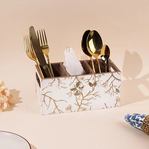 Spring Blossom Cutlery Organizer