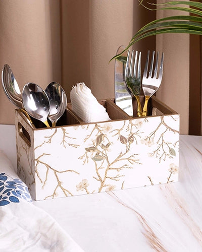 Spring Blossom Cutlery Organizer