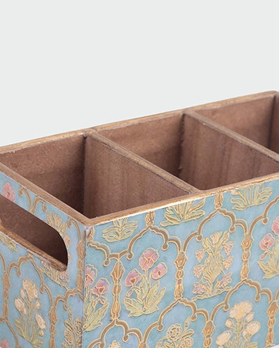 Vintage Floral Cutlery Organizer
