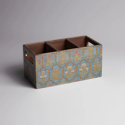 Vintage Floral Cutlery Organizer