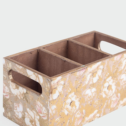 Roses Motif Cutlery Organizer