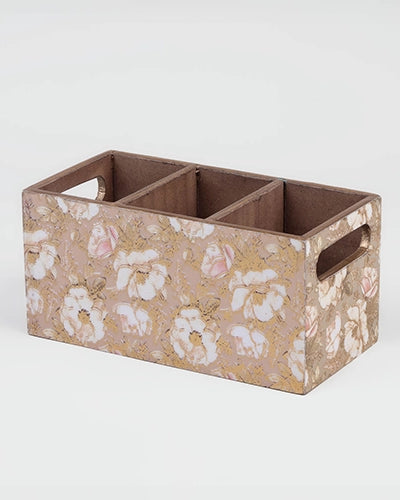 Roses Motif Cutlery Organizer