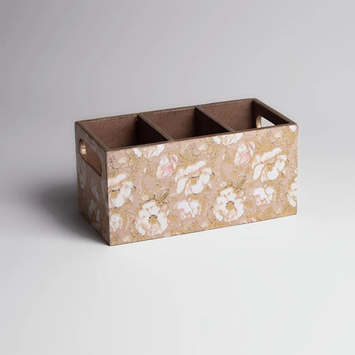Roses Motif Cutlery Organizer