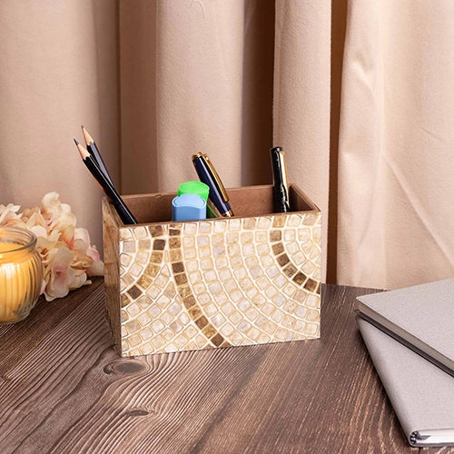 Elegant Mosaic Pen Stand