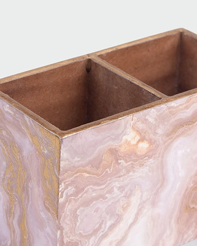 Marble Effect Pen Stand