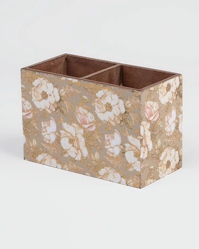Floral-Themed Pen Organizer