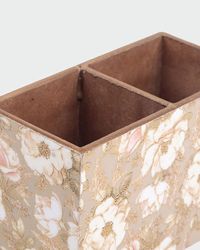 Floral-Themed Pen Organizer