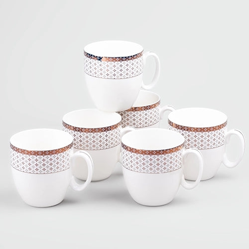 Opulent White Tea Cup (Set of 6)