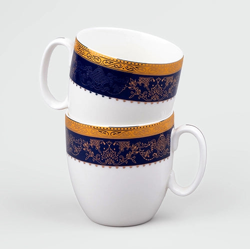 Regal Blue & Gold Tea Cup (Set of 2)