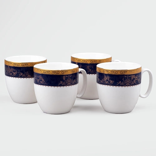 Regal Blue & Gold Tea Cup (Set of 4)