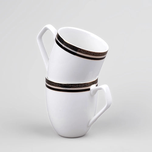 Classic White Ceramic Cup (Set of 2)