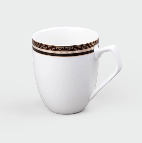 Classic White Ceramic Cup (Set of 4)