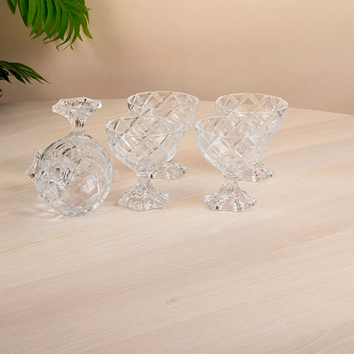 Geometric Textured Glass (Set of 6)