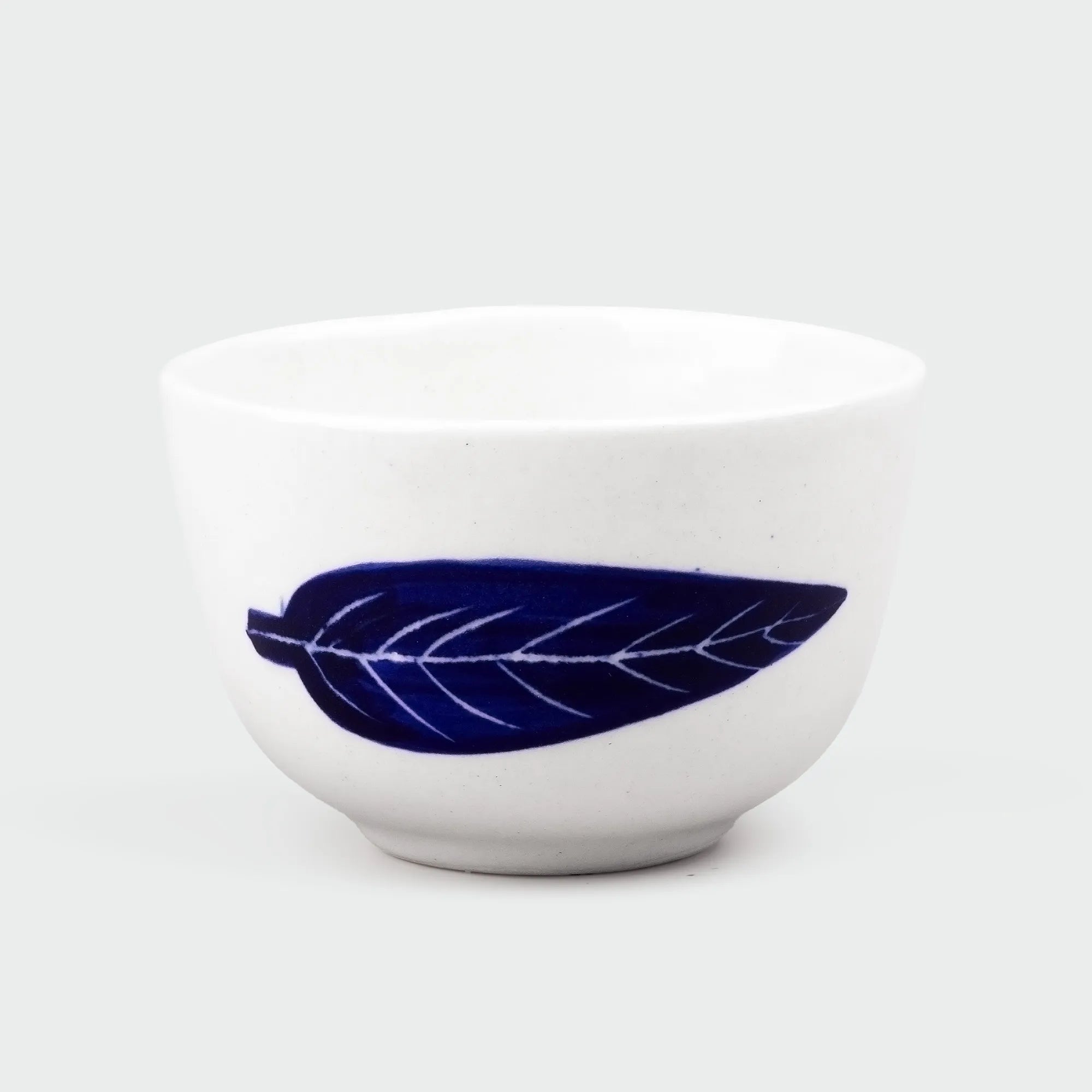 Sturdy Ashoka Leaf Ceramic Bowl (Set of 6)