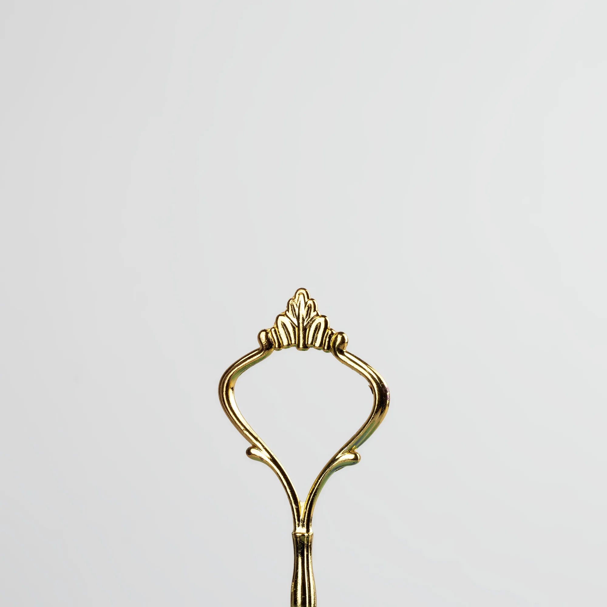 Golden Bloom 3-Tier Glass Platter Stand