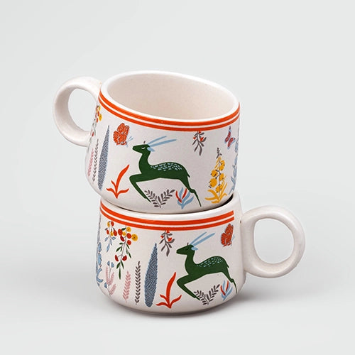 Forest Theme Tea Cup (Set of 2)