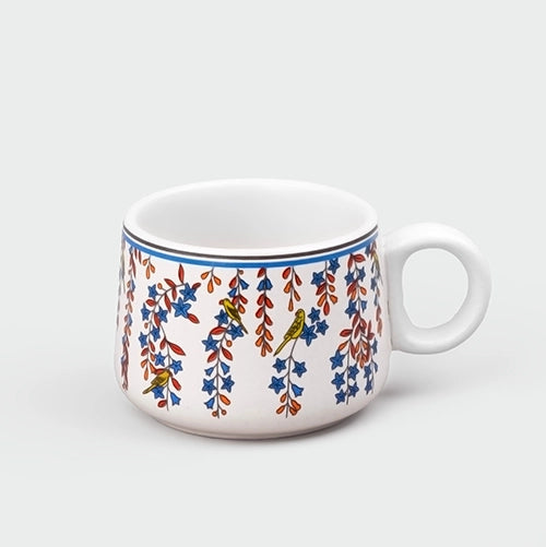 Floral Printed Tea Cup (Set of 4)