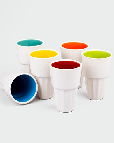Versatile Ceramic Tea Kulhad Set with Stand