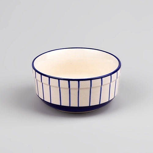 Exquisite Blue and White Ceramic Bowl (Set of 4)