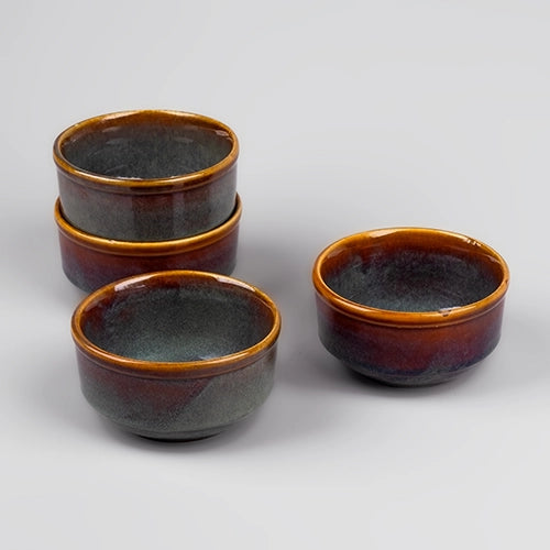 Artisan Brown Shino Bowl (Set of 4)