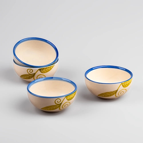 Exotic Blue Toned Ceramic Bowl (Set of 6)