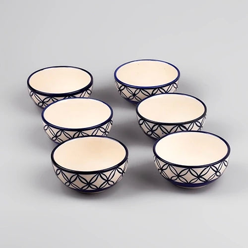 Stylish Ceramic Serving Bowl Set of 6