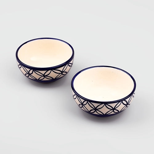 Stylish Ceramic Serving Bowl (Set of 6)
