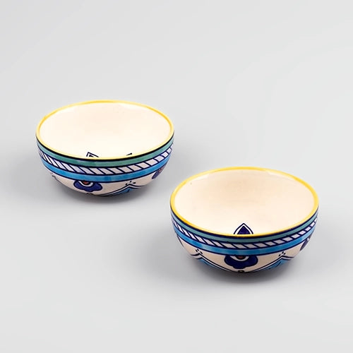 Handcrafted Ceramic Katori Bowl (Set of 2)