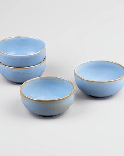 Artisan Blue Porcelain Bowl (Set of 6)
