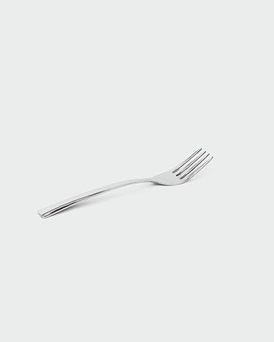 Sleek Silver Cutlery Stand Set
