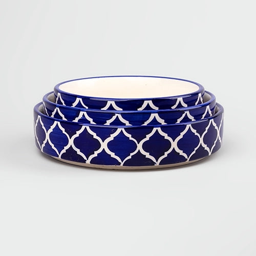 Elegant Ceramic Serving Bowl (Set of 3)