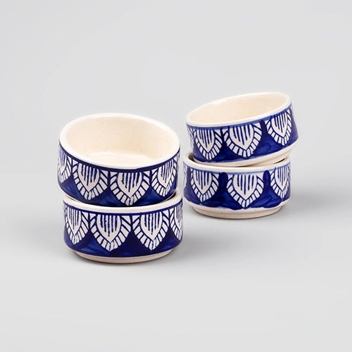 Exquisite Ceramic Mini Dip Bowl (Set of 4)